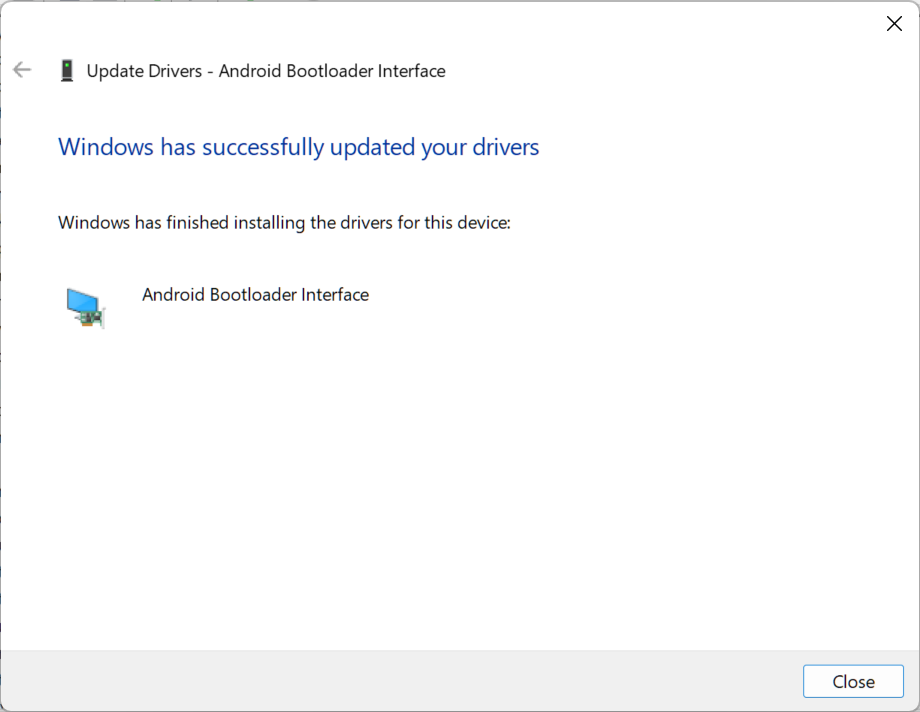 Driver Update Step 8